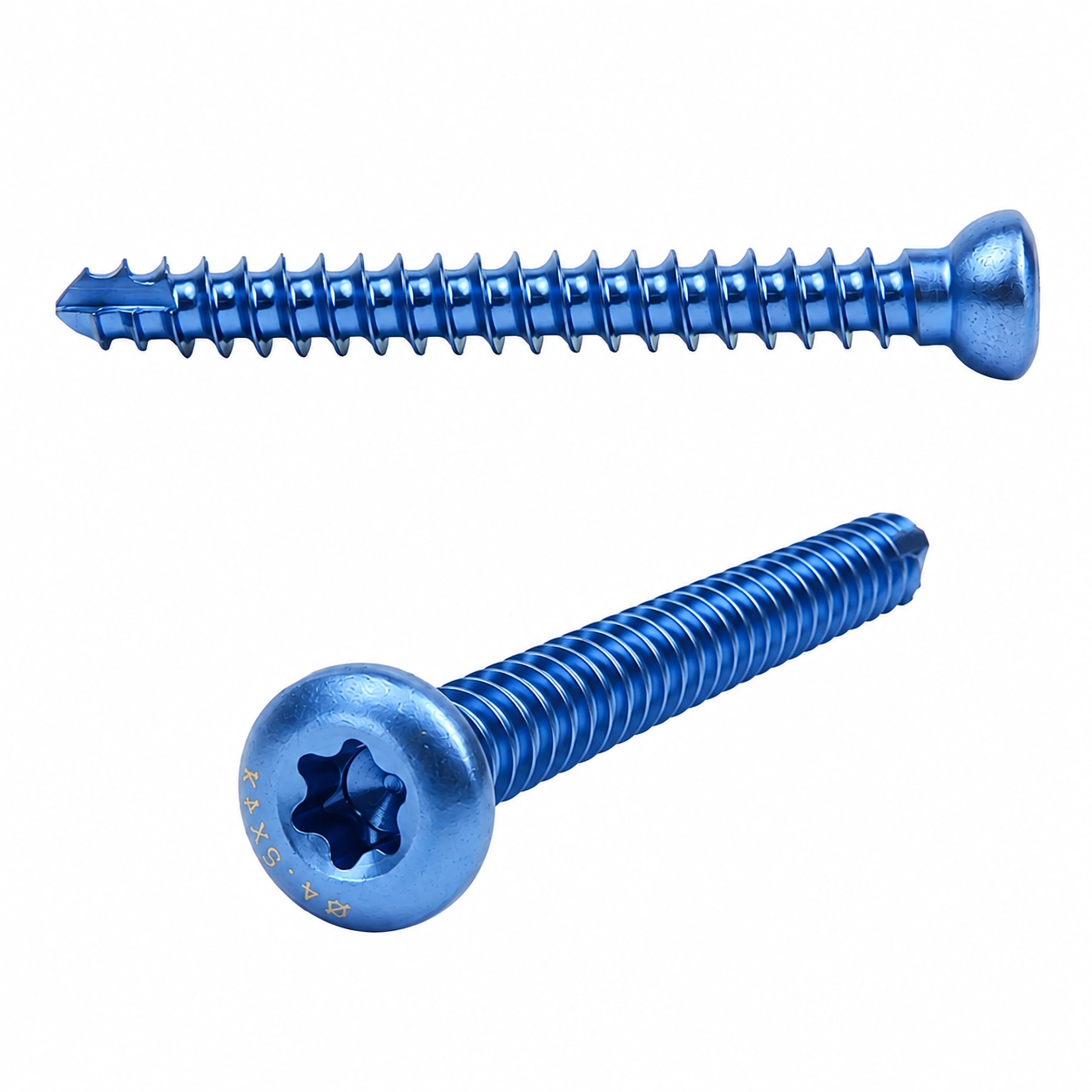 Star Head Cortical Screw - Titanium Grade & Stainless Steel
